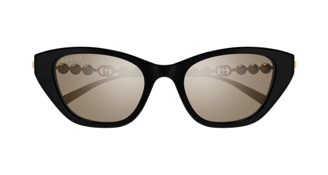 Óculos de sol gucci gg1968s 004 negro cat eye femenino tamanho 50mm - Vista de detalhe