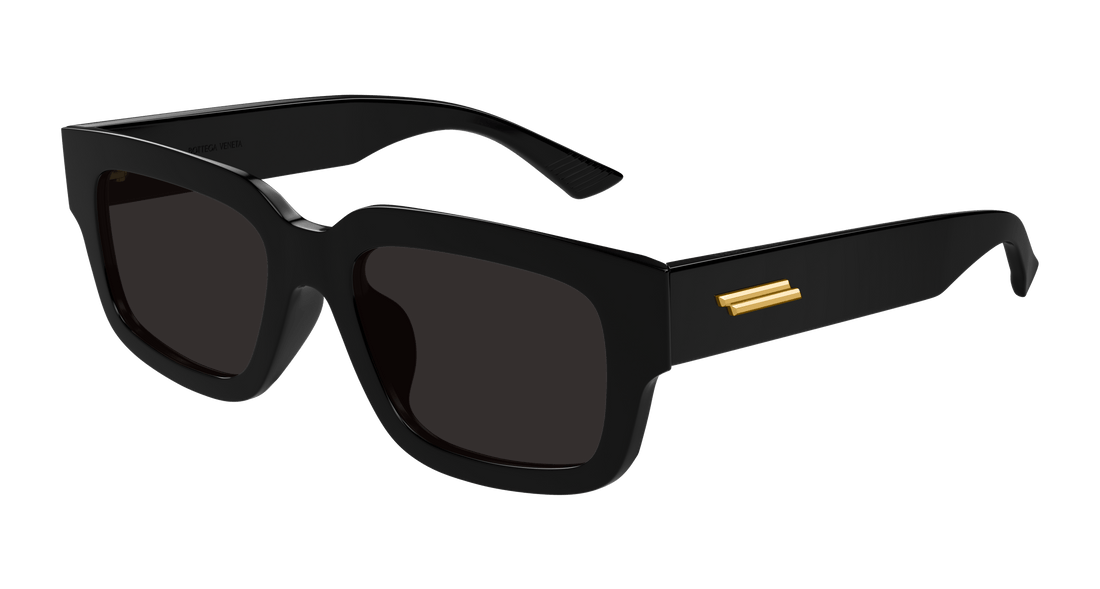 Óculos de sol bottega veneta bv1359sa 001 negro square unisex tamanho 53mm - Vista principal