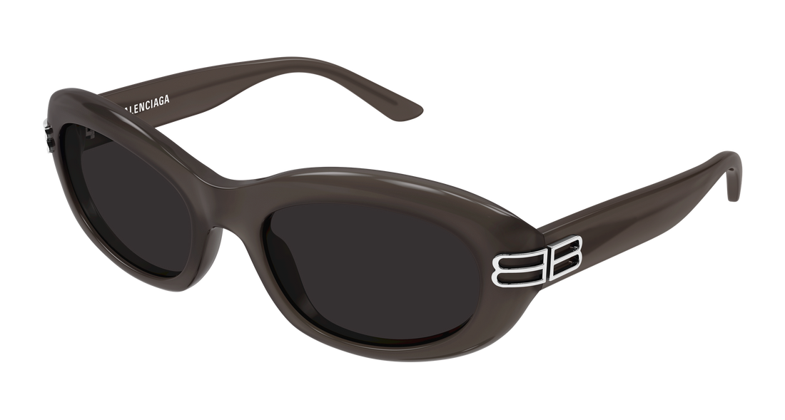 Sunglasses balenciaga bb0431s 005 gris round/oval/panthos femenino size 57mm - Main view