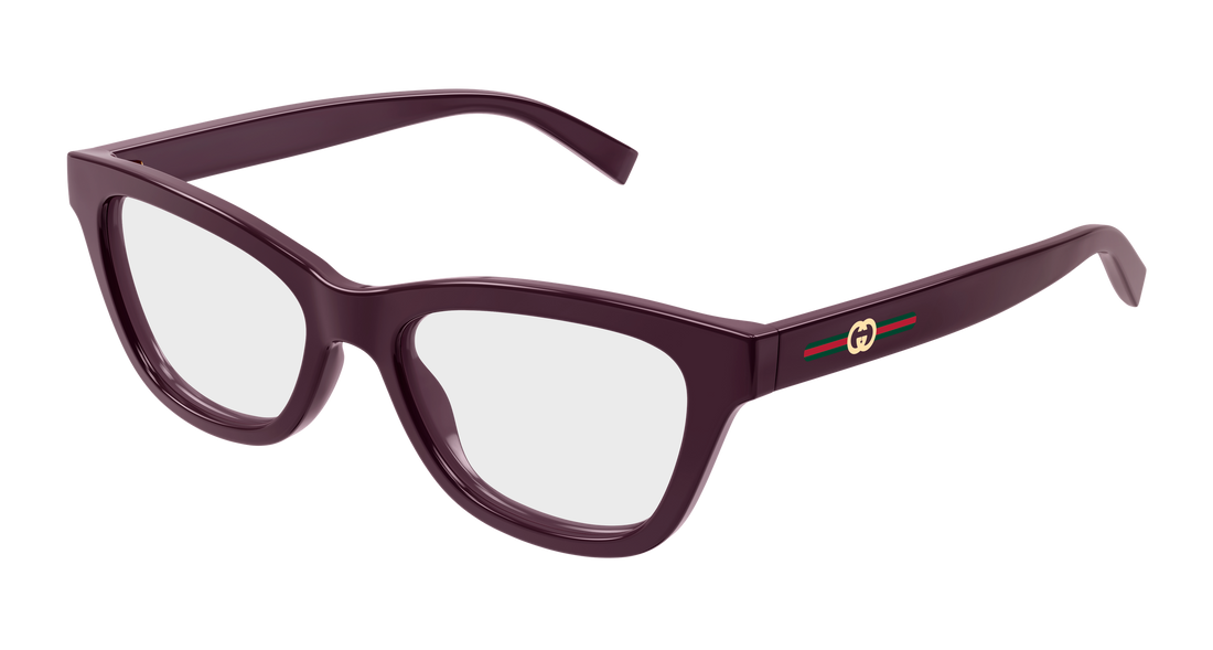 Brillen gucci gg1983o 003 violeta cat eye femenino größe 52mm - Hauptansicht