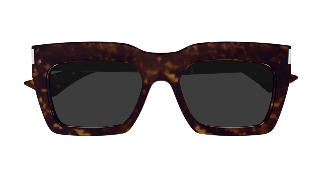 Óculos de sol saint laurent sl 810 002 havana square unisex tamanho 55mm - Vista de detalhe