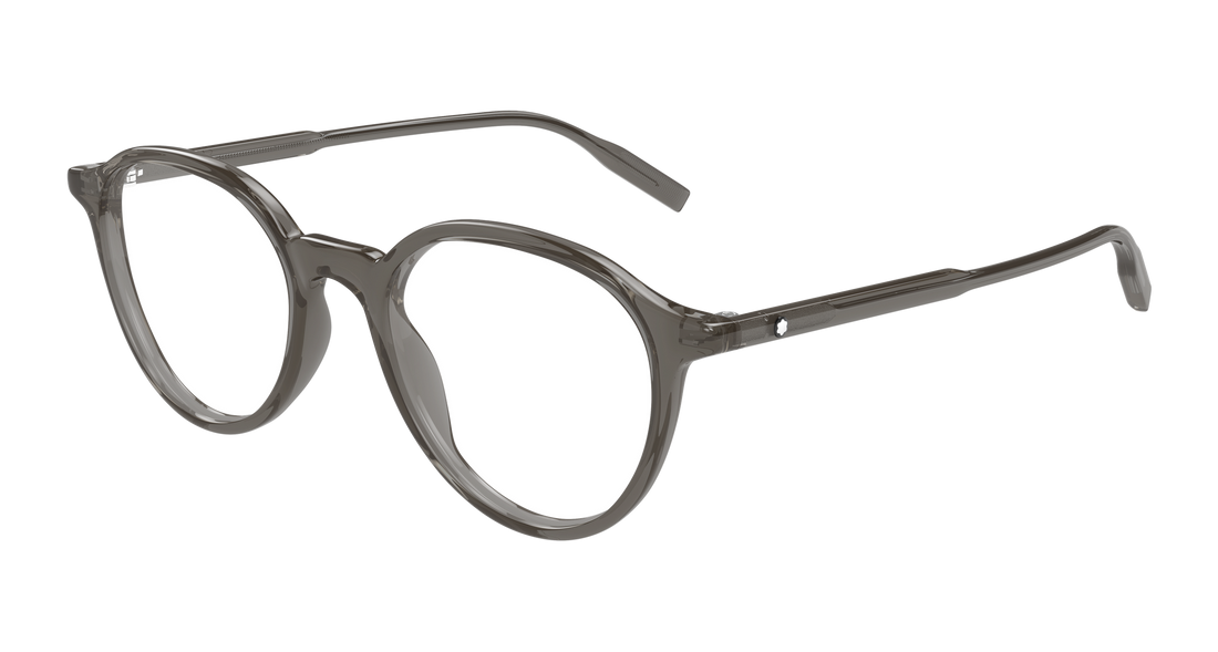 Occhiali da vista montblanc mb0291o 010 gris round/oval/panthos masculino taglia 50mm - Vista principale