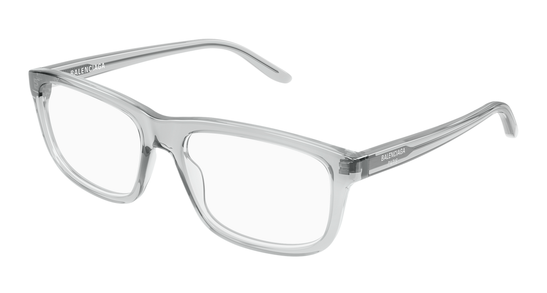 Gafas graduadas balenciaga bb0438o 005 gris rectangular / squared masculino talla 57mm - Vista principal