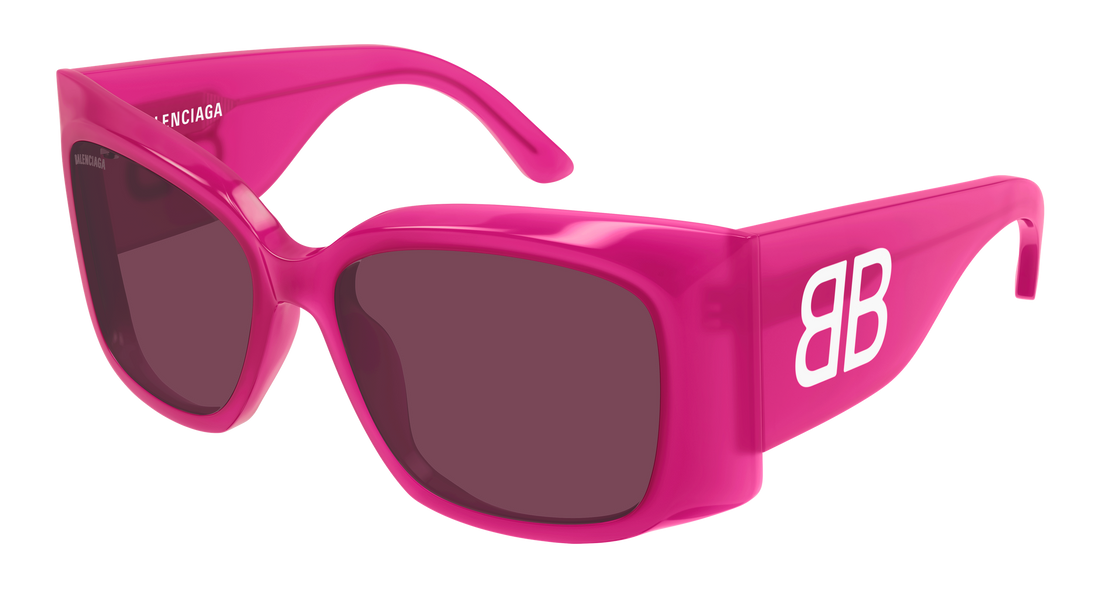Sunglasses balenciaga bb0443s 005 rosa butterfly femenino size 58mm - Main view