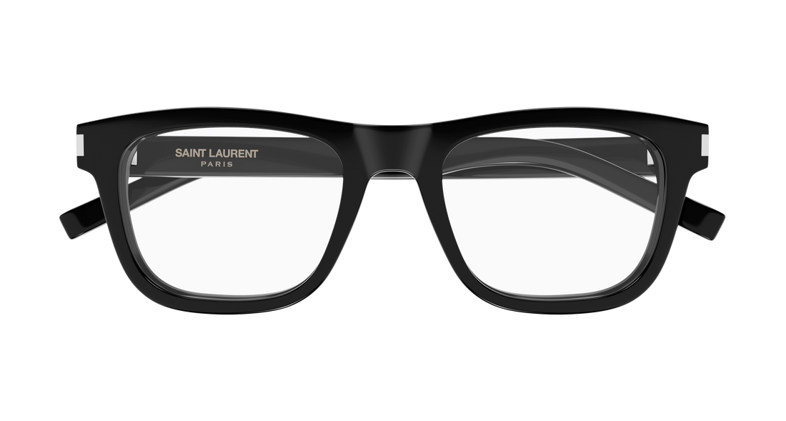 Brillen saint laurent sl 819 opt 001 negro rectangular / squared unisex größe 52mm - Detailansicht