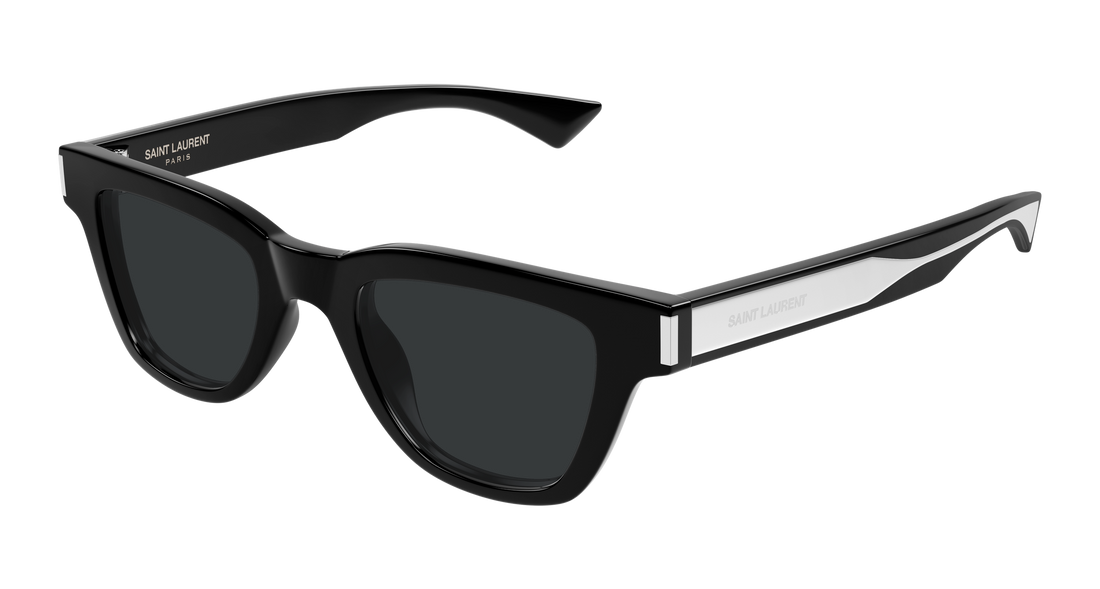 Sonnenbrillen saint laurent sl 789 jacques 001 negro square masculino größe 47mm - Hauptansicht