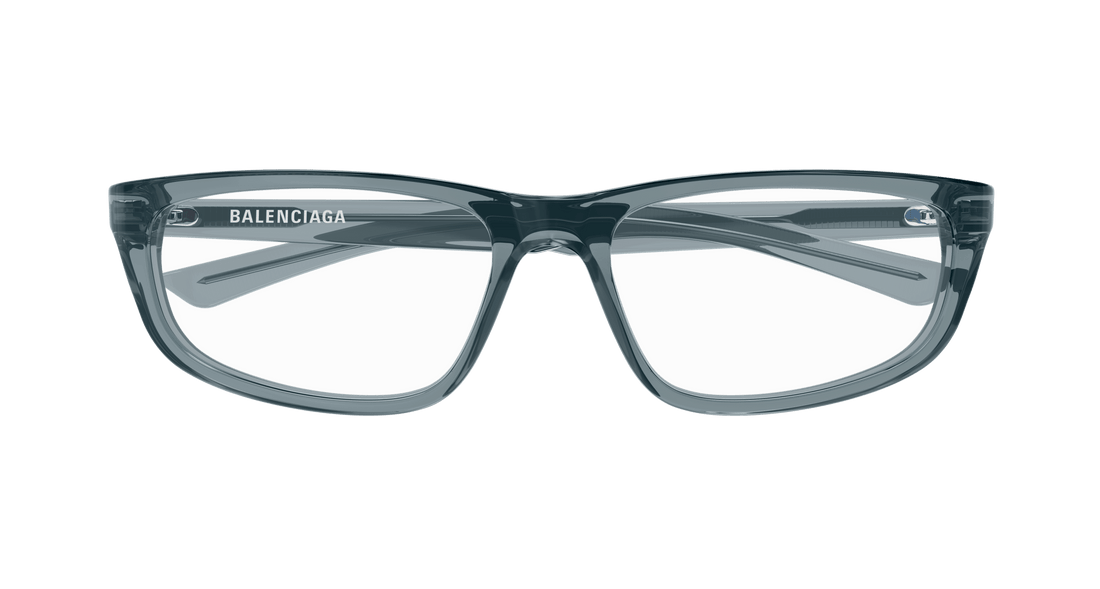 Gafas graduadas balenciaga bb0407o 004 verde square unisex talla 56mm - Vista de detalle
