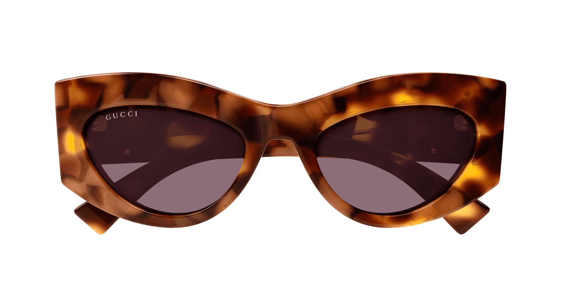 Gafas de sol gucci gg1843s 003 havana cat eye femenino talla 53mm - Vista de detalle