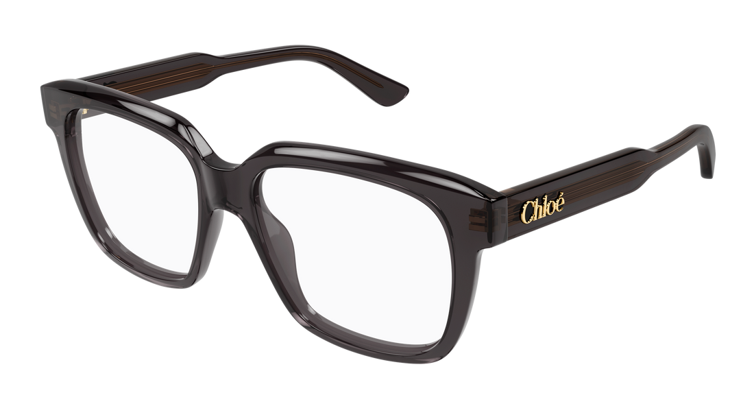 Brillen chloé ch0340o 006 gris geometric femenino größe 55mm - Hauptansicht