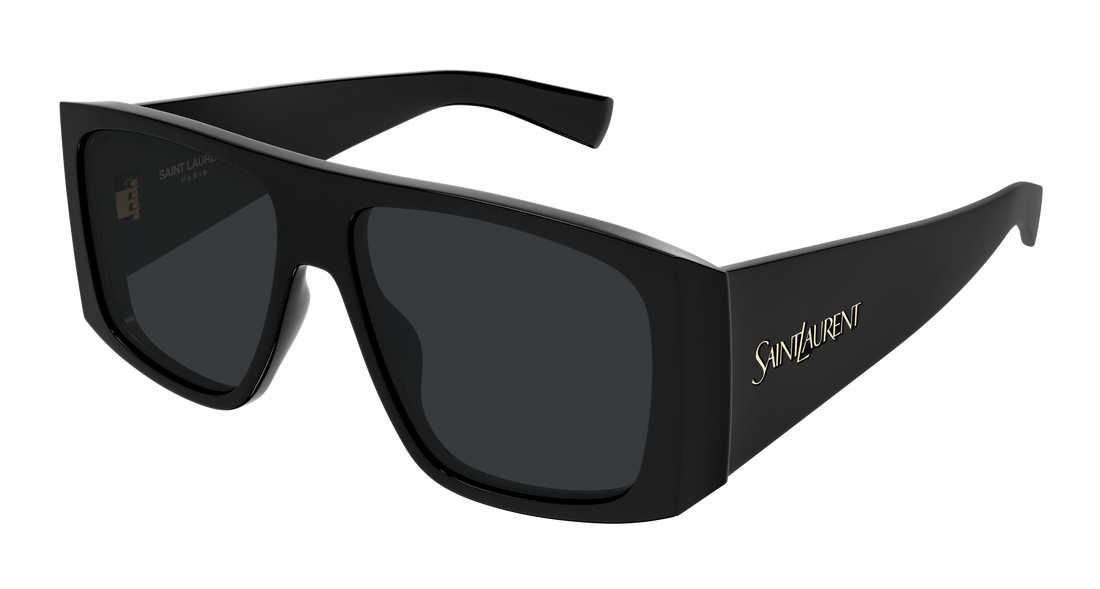 Solbriller saint laurent sl 832 001 negro rectangular / squared femenino størrelse 57mm - Hovedvisning