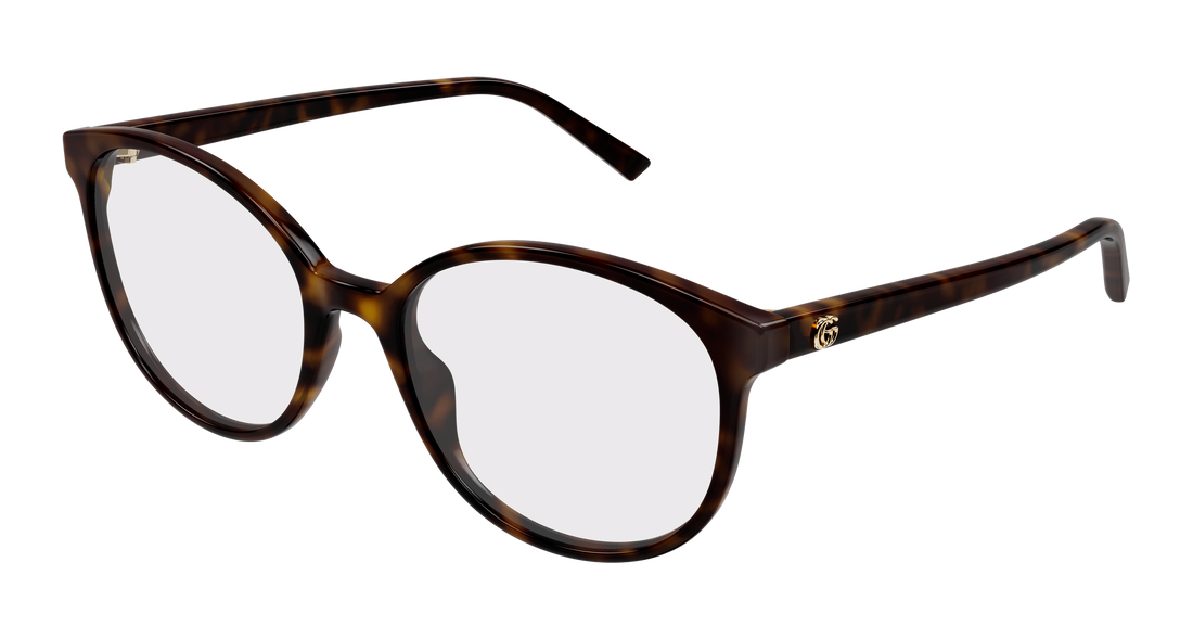 Brillen gucci gg1996o 002 havana round/oval/panthos femenino größe 54mm - Hauptansicht