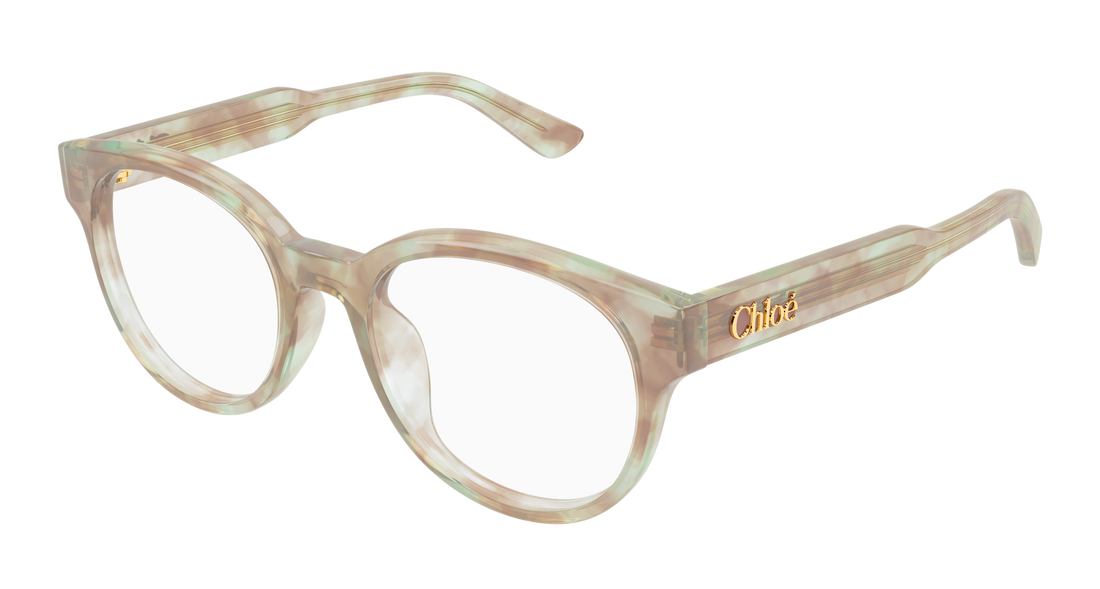 Occhiali da vista chloé ch0343oa 004 havana round/oval/panthos femenino taglia 52mm - Vista principale