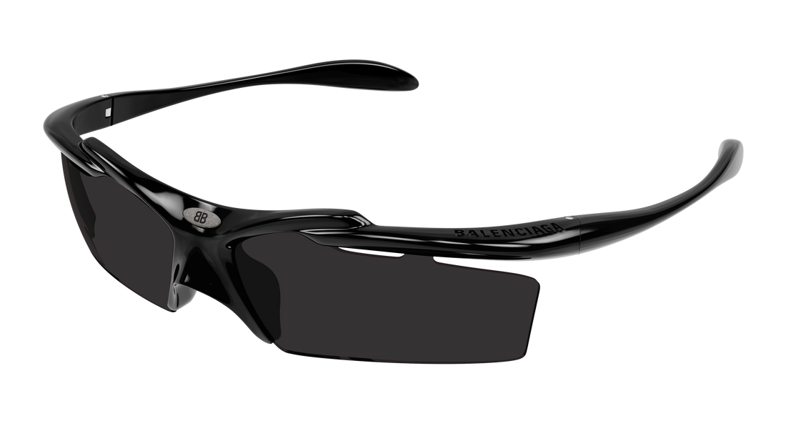 Occhiali da sole balenciaga bb0420s 001 negro geometric unisex taglia 74mm - Vista principale