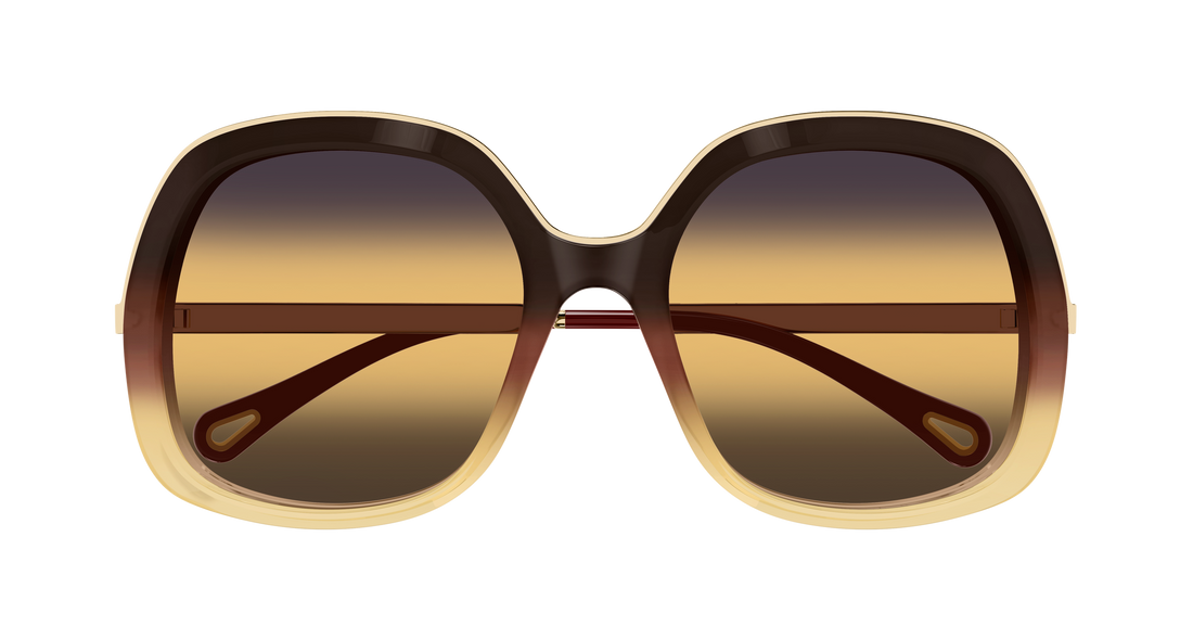 Sunglasses chloé ch0327s 003 marron rectangular / squared femenino size 56mm - Detailed view