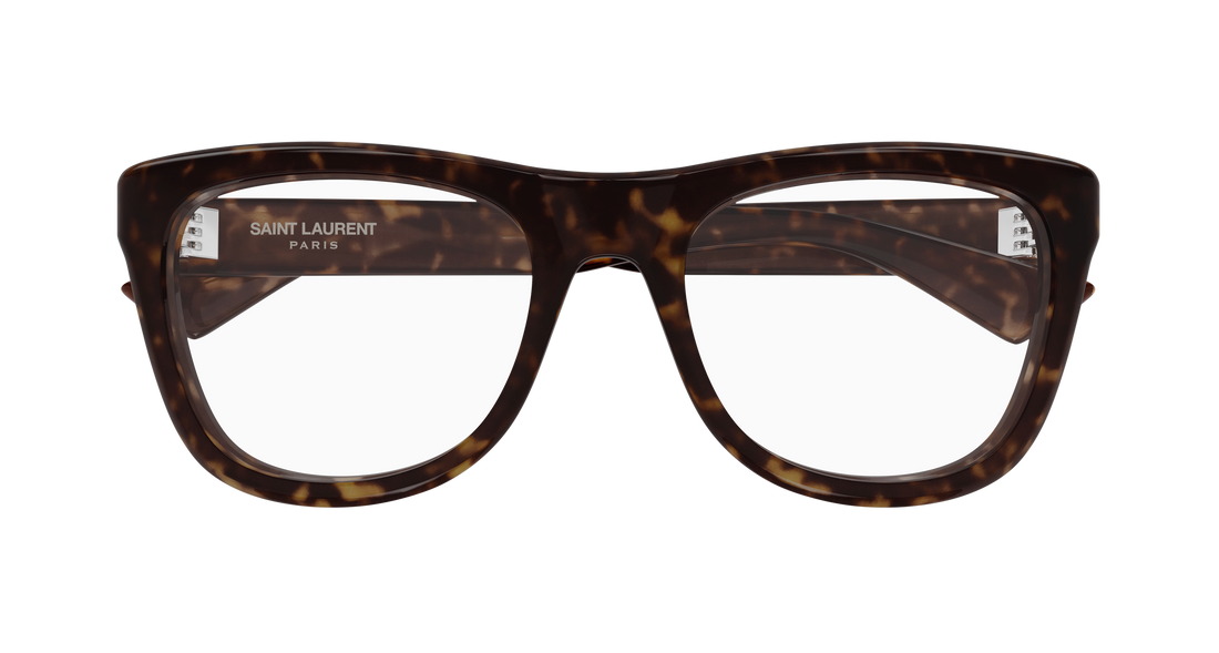 Brillen saint laurent sl 816 opt 002 havana cat eye femenino größe 54mm - Detailansicht