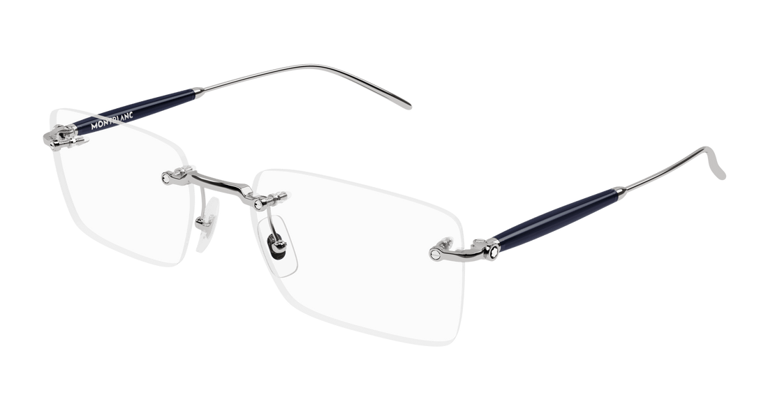 Occhiali da vista montblanc mb0411o 004 rutenio square masculino taglia 55mm - Vista principale