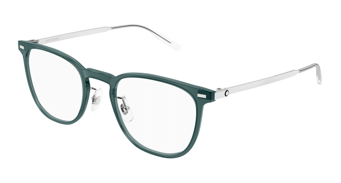 Briller montblanc mb0393on 004 gris square masculino størrelse 51mm - Hovedvisning