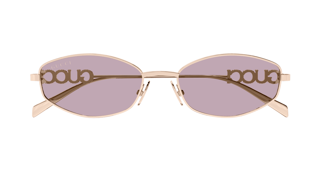 Gafas de sol gucci gg1802s 003 dorado round femenino talla 55mm - Vista de detalle