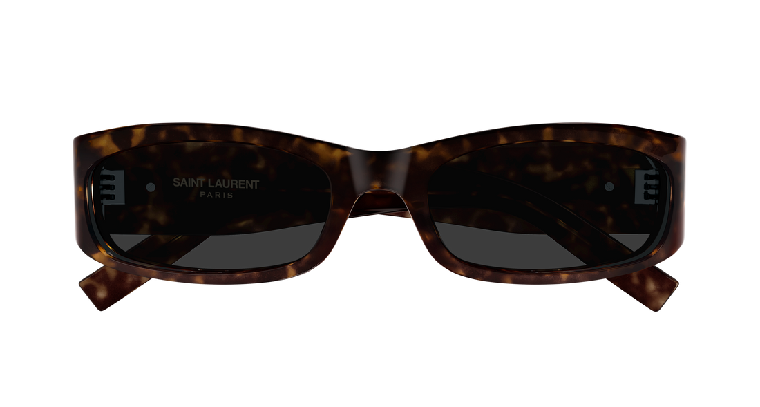 Óculos de sol saint laurent sl m152/f 002 havana rectangular / squared unisex tamanho 57mm - Vista de detalhe