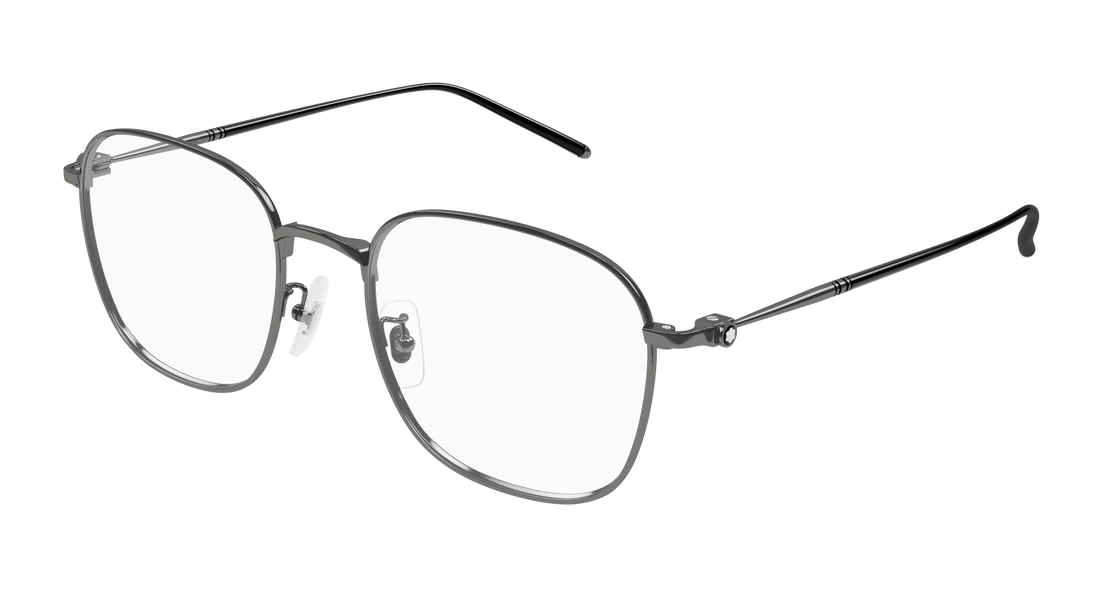 Gafas graduadas montblanc mb0415oa 001 rutenio square masculino talla 54mm - Vista principal