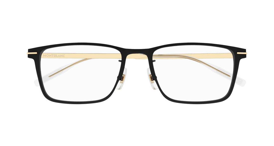 Occhiali da vista montblanc mb0396on 006 negro square masculino taglia 56mm - Vista dettagliata