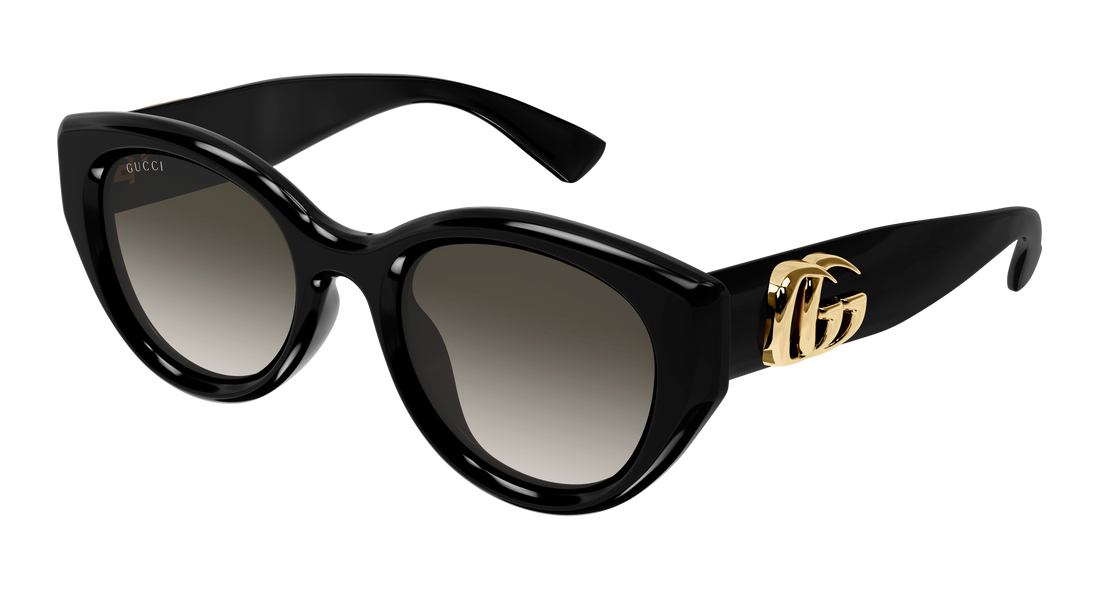 Gafas de sol gucci gg1976sk 002 negro round/oval/panthos femenino talla 52mm - Vista principal