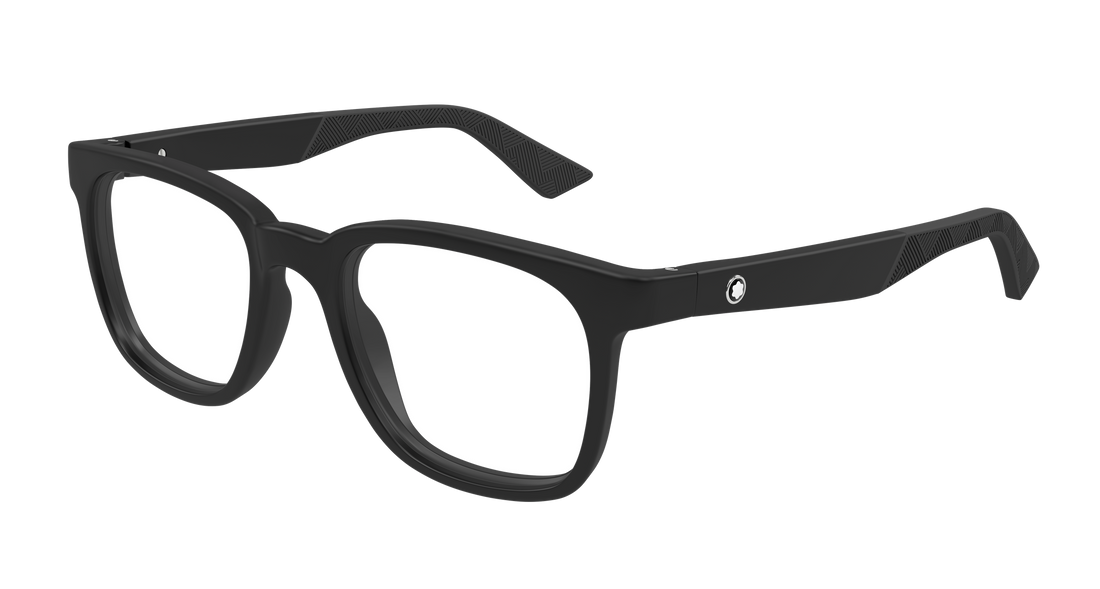 Gafas graduadas montblanc mb0433o 002 negro rectangular / squared masculino talla 51mm - Vista principal