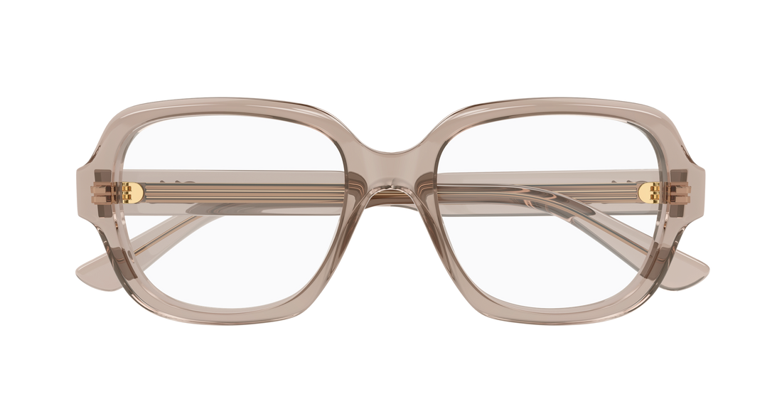 Prescription glasses chloé ch0341o 004 marron geometric femenino size 53mm - Detailed view