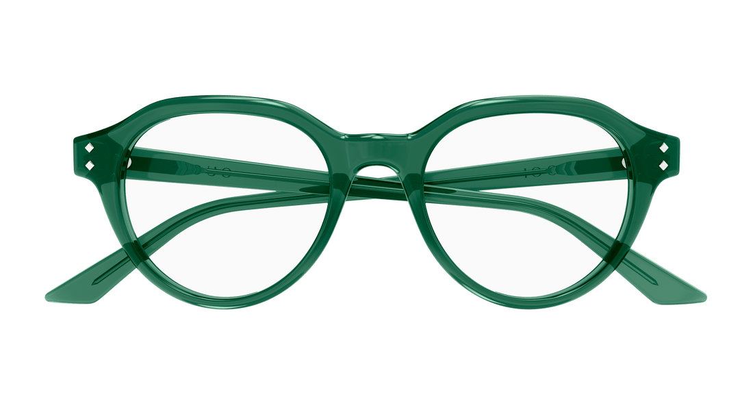 Brillen gucci gg1894o 004 verde round masculino größe 49mm - Detailansicht