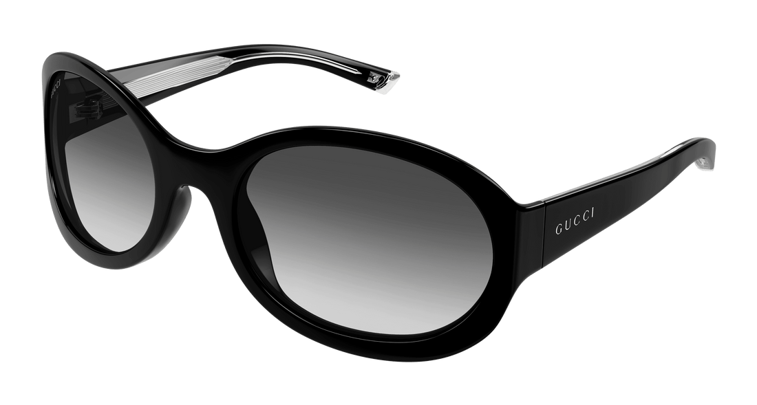 Sunglasses gucci gg2012s 001 negro round femenino size 62mm - Main view
