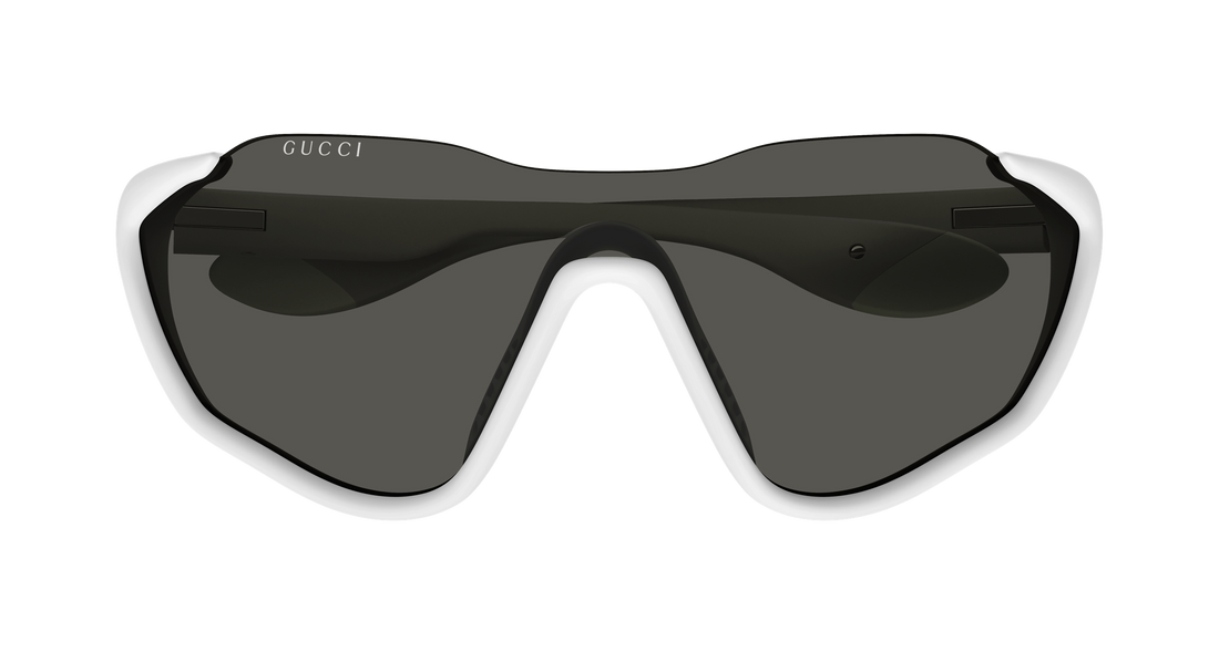 Lunettes de soleil gucci gg2018s 005 blanco mask masculino taille 99mm - Vue détaillée