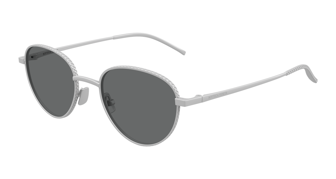 Sunglasses bottega veneta bv1966s 004 plateado round/oval/panthos masculino size 50mm - Main view