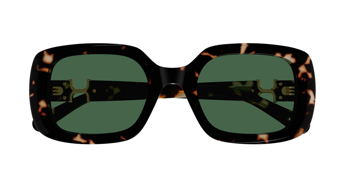 Sunglasses chloé ch0333s 002 havana rectangular / squared femenino size 53mm - Detailed view