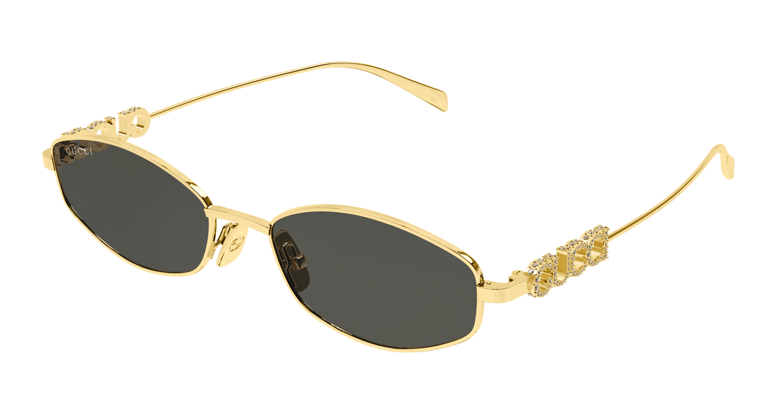 Óculos de sol gucci gg1802s 001 dorado round femenino tamanho 55mm - Vista principal