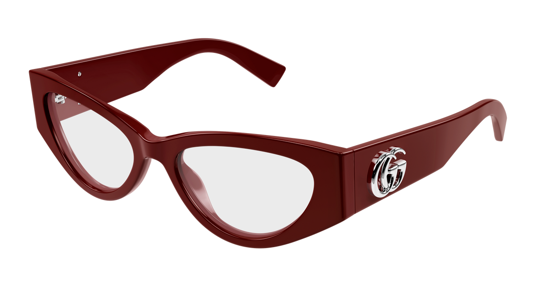 Brillen gucci gg1953o 003 burdeos cat eye femenino größe 52mm - Hauptansicht