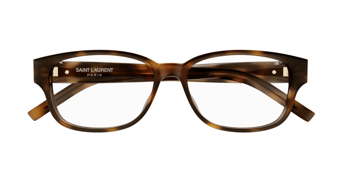 Brillen saint laurent sl m149/f 003 havana square unisex größe 54mm - Detailansicht