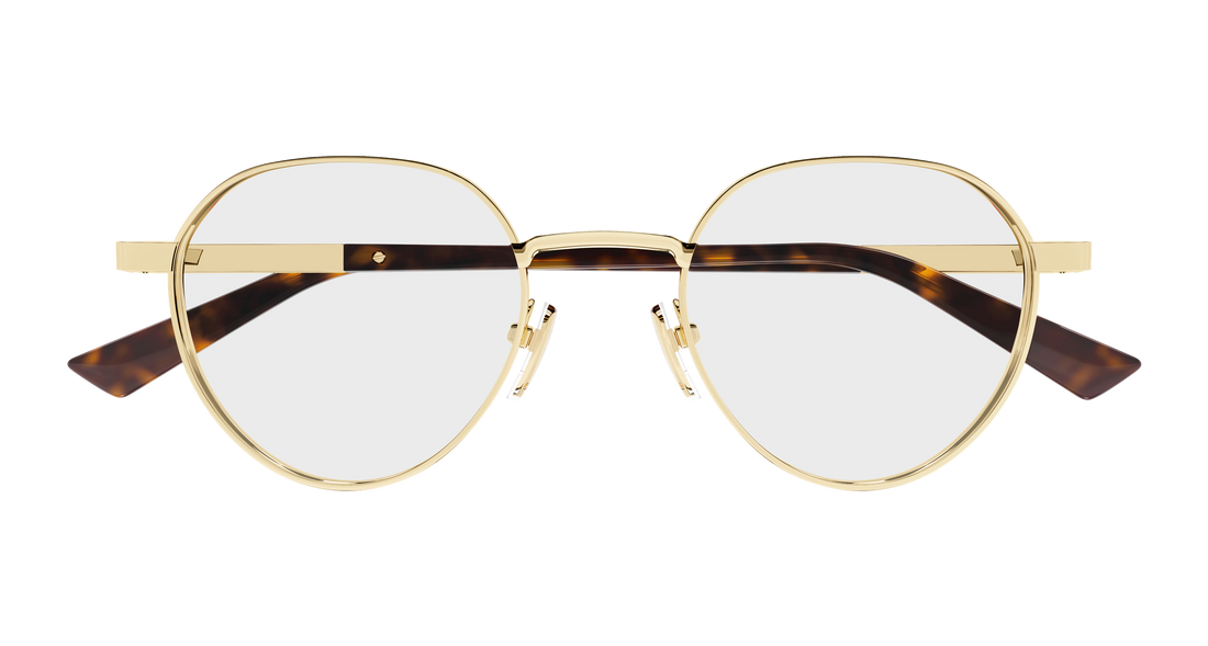 Brillen gucci gg1963o 002 dorado round/oval/panthos masculino größe 49mm - Detailansicht