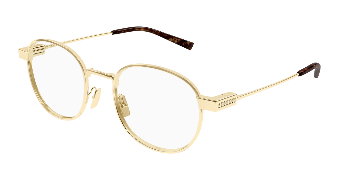 Brillen saint laurent sl 785 002 dorado round unisex größe 50mm - Hauptansicht