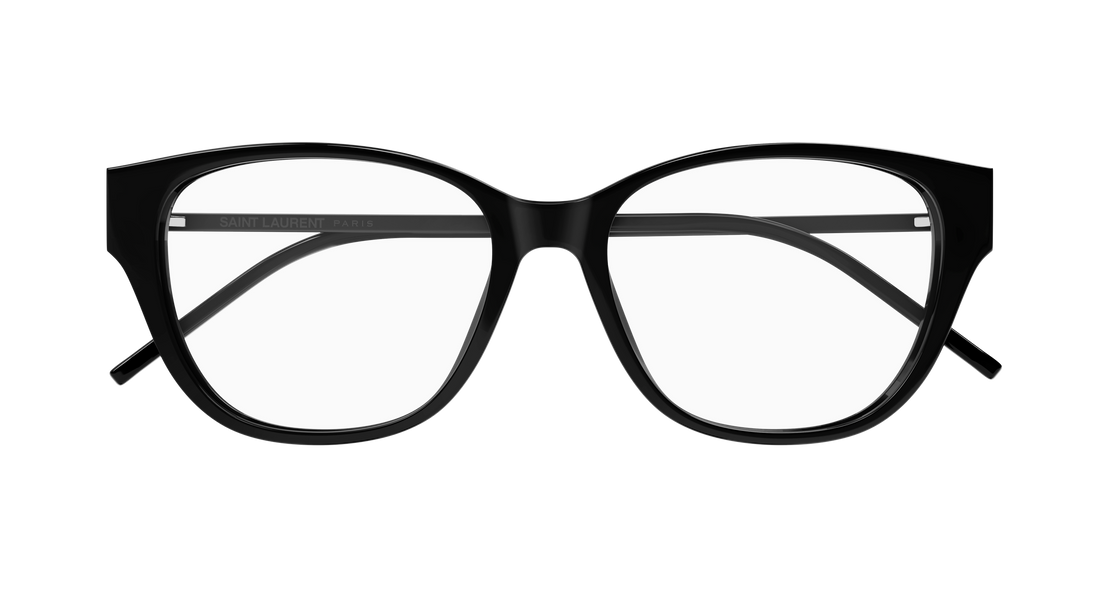Brillen saint laurent sl m48o_c/fn 002 negro rectangular / squared femenino größe 54mm - Detailansicht