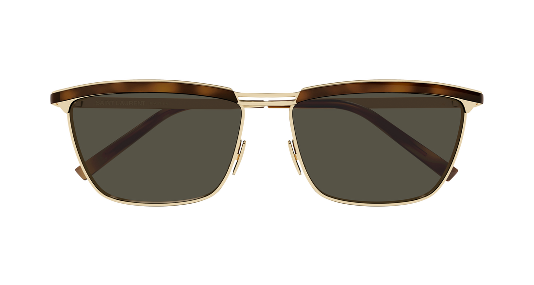 Óculos de sol saint laurent sl 795 joe 001 dorado rectangular / squared masculino tamanho 57mm - Vista de detalhe