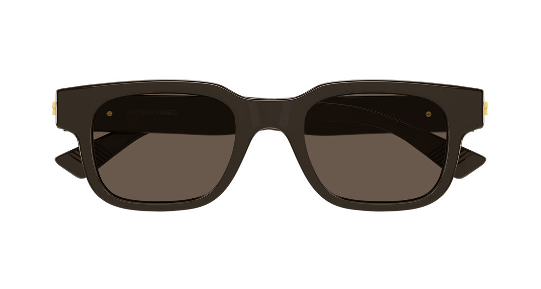 Óculos de sol bottega veneta bv1411s 003 marron rectangular / squared masculino tamanho 49mm - Vista de detalhe