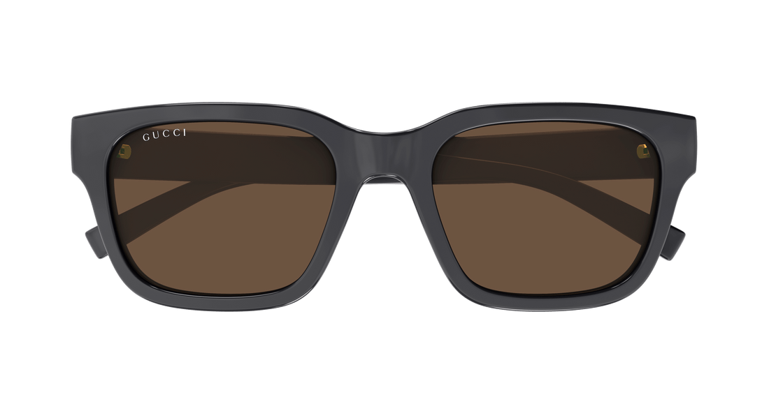 Óculos de sol gucci gg1857sk 004 gris square masculino tamanho 55mm - Vista de detalhe