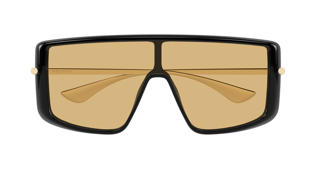 Sonnenbrillen alexander mcqueen am0524s 004 negro rectangular / squared unisex größe 99mm - Detailansicht