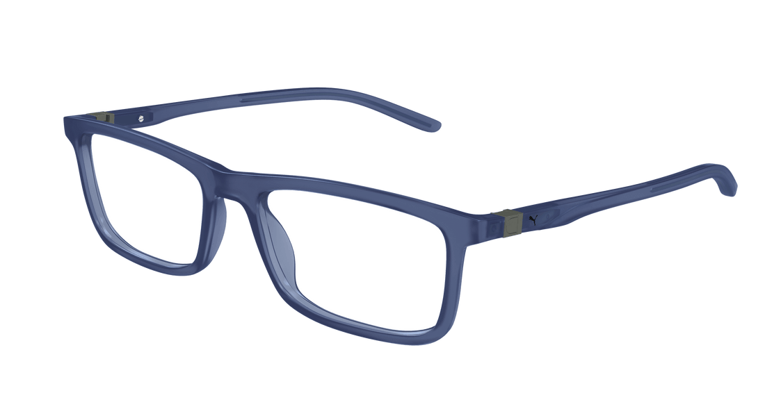 Occhiali da vista puma pu0491o 004 azul square masculino taglia 56mm - Vista principale