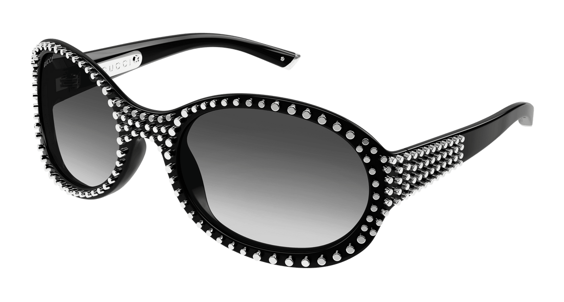 Gafas de sol gucci gg2013s 001 negro round femenino talla 62mm - Vista principal