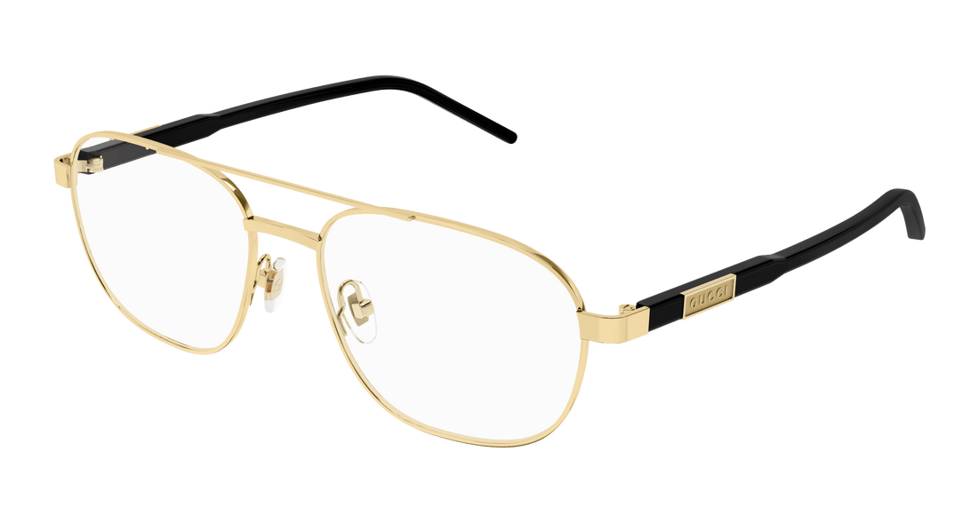Brillen gucci gg1800o 001 dorado square masculino größe 56mm - Hauptansicht