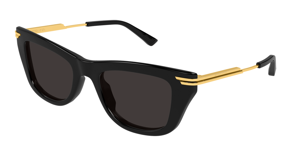 Óculos de sol bottega veneta bv1369s 001 negro square femenino tamanho 50mm - Vista principal