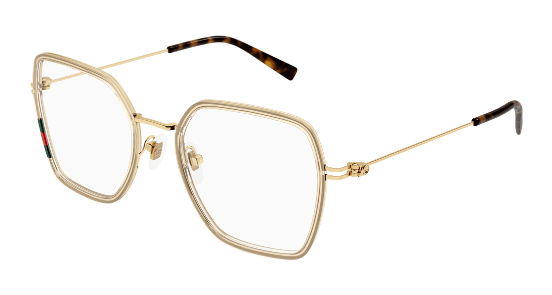 Brillen gucci gg1850o 003 amarillo square femenino größe 51mm - Hauptansicht