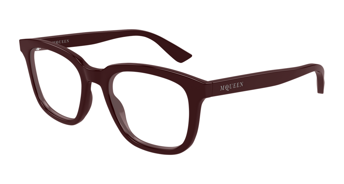 Brillen alexander mcqueen am0539o 003 rojo rectangular / squared femenino größe 52mm - Hauptansicht