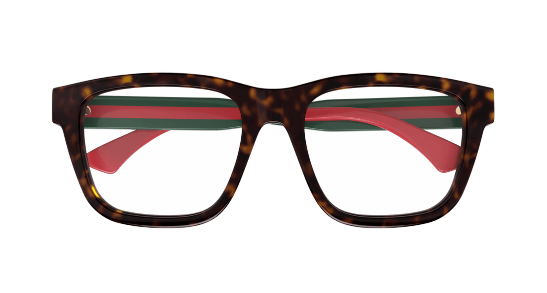 Brillen gucci gg1870o 006 havana square masculino größe 56mm - Detailansicht